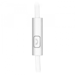 Earphones SVEN E-211M, White, with Microphone, 4pin 3.5mm mini-jack, cable 1.2m