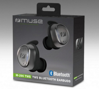  True Wireless Headphones MUSE M-290 TWS, Black TWS