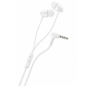 Ploos In-ear earphones with mic, White