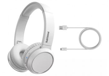 Bluetooth headphones Philips TAH4205WT/00, White