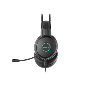 Headset A4tech FH300U, 50mm driver, 20-20kHz, 16 Ohm, 100dB, 2.0m, USB, Black