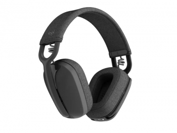 Wireless Headset Logitech Zone Vibe 125, 40mm driver, 20-20kHz, 118db, Dual mic, Bluetooth, Graphite