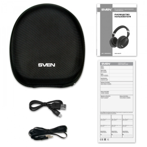 Bluetooth Headset SVEN AP-B900MV with Microphone, Black