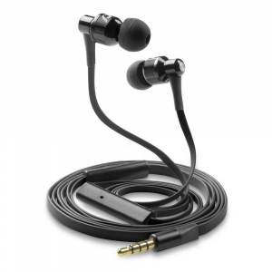 Cellular Audiopro Mosquito Stereo Earph.Mic, Black