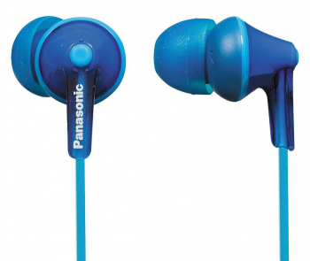  Earphones Panasonic RP-HJE125E-A Blue, w/o Mic, 1 x mini-jack 3.5mm