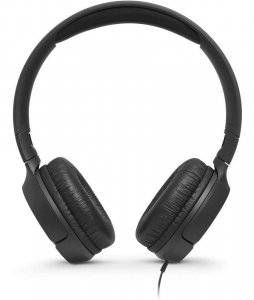 Headphones  JBL T500 Black, On-ear.