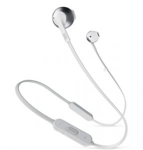 Earphones  Bluetooth  JBL  Tune 205BT, Silver