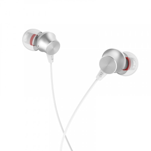 Earphones Hoco M51 White with Microphone, 4pin 3.5mm mini-jack, Cable:1.2m.