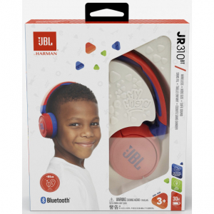 Headphones  Bluetooth JBL JR310BT, Kids On-ear, Red