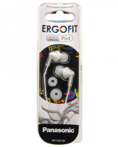  Earphones Panasonic RP-HJE125E-W White, w/o Mic, 1 x mini-jack 3.5mm