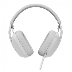 Wireless Headset Logitech Zone Vibe 100, 40mm driver, 20-20kHz, 118db, Dual mic, Bluetooth, White