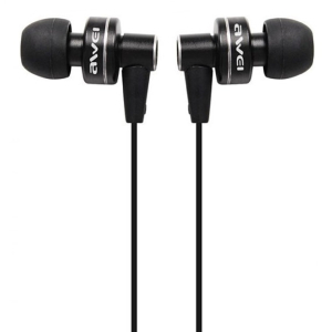 Awei earphones, Es-900i, Black