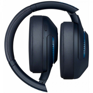 Bluetooth Headphones  SONY  WH-XB900N, Blue, Noise Cancelling