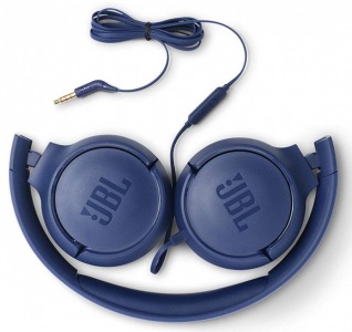 Headphones  JBL T500 Blue, On-ear.