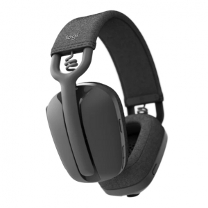 Wireless Headset Logitech Zone Vibe 100, 40mm driver, 20-20kHz, 118db, Dual mic, Bluetooth, Graphite