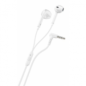 Ploos capsule earphone with mic, White