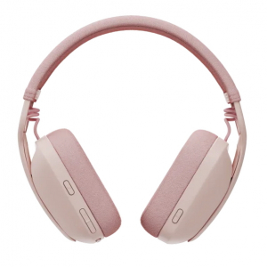 Wireless Headset Logitech Zone Vibe 100, 40mm driver, 20-20kHz, 118db, Dual mic, Bluetooth, Rose