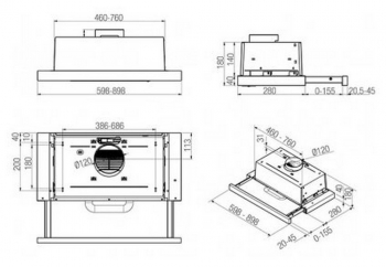 Hood/cl Whirlpool AKR 749/1 WH