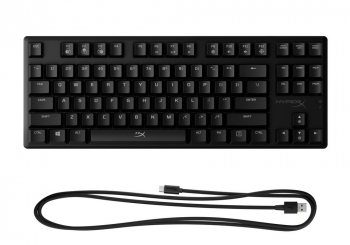Gaming Keyboard HyperX Alloy Origins Core, Mechanical, TKL, Steel frame, MX Blue, RGB, USB