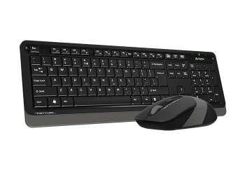 Wireless Keyboard & Mouse A4Tech FG1010S,12 Fn Keys, Laser Engraving, Splash Proof, Silent Mouse, 12