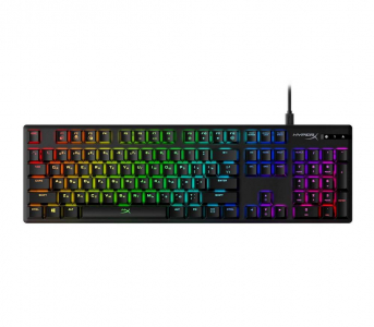 Gaming Keyboard HyperX Alloy Origins, Mechanical, Steel frame, Onboard memory, MX Blue, RGB, USB