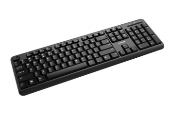 Wireless Keyboard & Mouse Canyon W20, Multimedia, Silent keys, 1xAA/2xAAA, Black