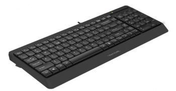 Keyboard A4Tech FK15, Full-Size Compact Design, 12 Fn keys, Laser Engraving, Splash Proof, 1.5m, USB