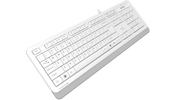 Keyboard A4Tech FK10, Multimedia Hot Keys, Laser Inscribed Keys , Splash Proof, 1.5m, USB, EN/RU/RO,