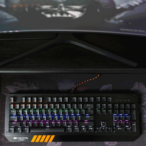 Gaming Keyboard Canyon Hazard, Mechanical, Blue SW, Anti-ghosting,Backlighting, Win Lock