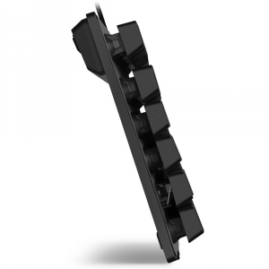 Gaming Keyboard SVEN KB-G8500, 12 Fn keys, Metal plate, Backlight, WinLock, Transparent housing, USB