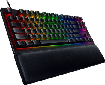 Gaming Keyboard Razer Huntsman V2, TLK, Optical Linear SWl, Wrist Rest, US Layout, USB, Black