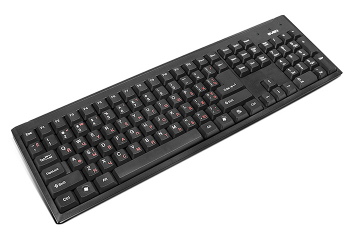 Keyboard SVEN Standard 303 Power, Traditional layout, Power control keys, Quiet, Black, USB+PS/2