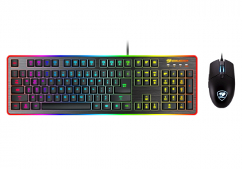 Gaming Keyboard & Mouse Cougar Deathfire EX, 8-Effect Multicolour Backligh, FN Key, Win Lock, USB