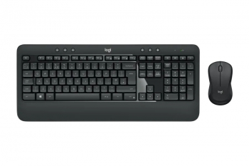 Wireless Keyboard & Mouse Logitech MK540, Spill-resistant, Quiet typing, Palm rest, Media Control, 1