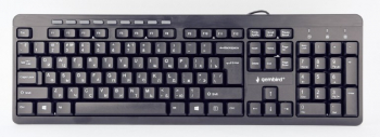 Keyboard Gembird KB-UM-106, Multimedia, Silent, Black, USB