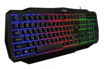 Gaming Keyboard & Mouse SVEN GS-9100, Splash proof, Fn key, Backlighting, Black, USB