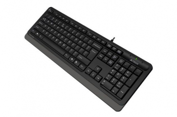 Keyboard A4Tech FK10, Multimedia Hot Keys, Laser Inscribed Keys , Splash Proof, 1.5m, USB, EN/RU/RO,