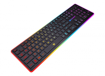 Gaming Keyboard Cougar Vantar, Scissor Switches, Silent, 8-Effect Multicolour Backlight, FN Key, USB