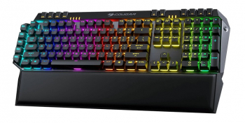 Gaming Keyboard Cougar 700K EVO, Mechanical, Cherry MX Red, RGB, G-key, Aluminum frame ,Wrist rest