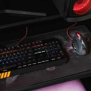 Gaming Keyboard Canyon Hazard, Mechanical, Blue SW, Anti-ghosting,Backlighting, Win Lock