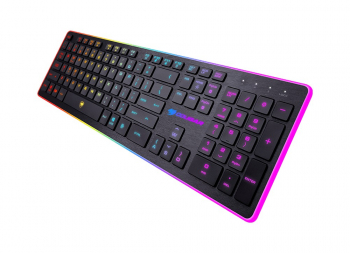 Gaming Keyboard Cougar Vantar, Scissor Switches, Silent, 8-Effect Multicolour Backlight, FN Key, USB