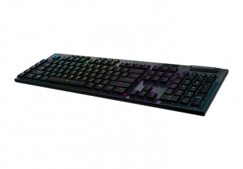 Gaming Wireless Keyboard Logitech G915 TKL, Mechanical, Ultra thin, GL Tactile, Aluminum, Media Cont
