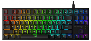 Gaming Keyboard HyperX Alloy Origins Core, Mechanical, TKL, Steel frame, MX Red, RGB, USB