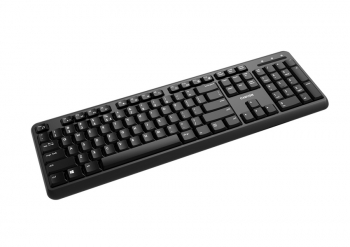 Wireless Keyboard Canyon W20, Multimedia, Fn Keys, Silent keys, Low-force key switches, 2xAAA, Black