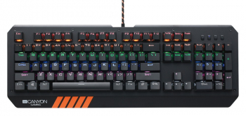 Gaming Keyboard Canyon Hazard, Mechanical, Blue SW, Anti-ghosting,Backlighting, Win Lock