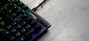 Gaming Keyboard HyperX Alloy Origins, Mechanical, Steel frame, Onboard memory, MX Blue, RGB, USB