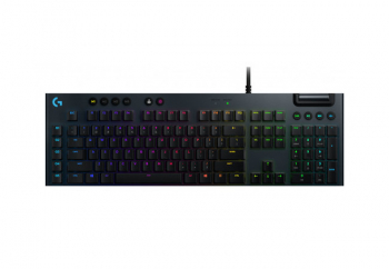 Gaming Keyboard Logitech G815, Mechanical, Ultra thin, GL Linear, RGB, G-Keys, Media control , USB