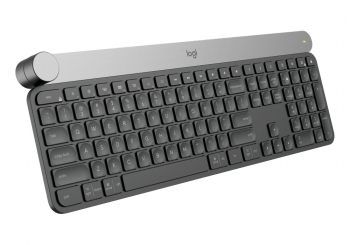 Wireless Keyboard Logitech CRAFT, Premium typing, Input dial, Spherical keys, Backlit, Multi-Device,