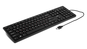 Keyboard SVEN KB-E5800, Slim, Low-proﬁle keys, Fn key, Black, USB