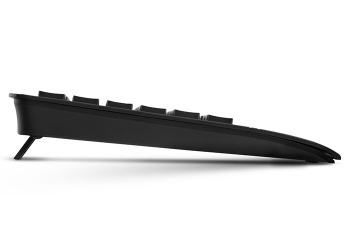 Keyboard SVEN KB-E5500, Low-profile, Island-style, Fn Keys, Splash proof, Wrist rest, Balck, USB